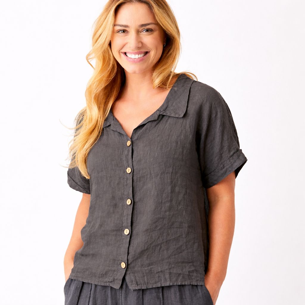 Serenna Short Sleeve Boxy Shirt