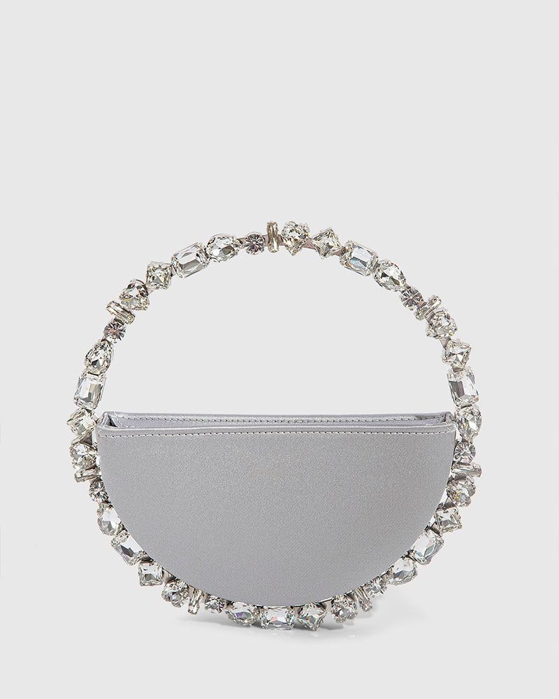 Silver Taliya Eternity Clutch
