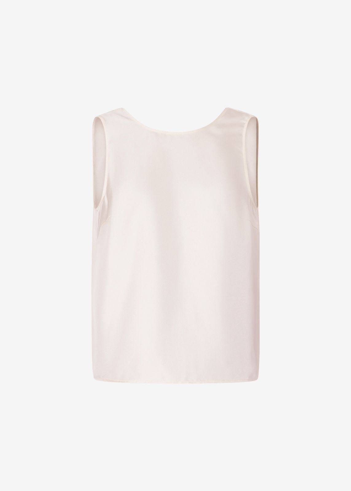 Loulou De Saison Gema Sleeveless Silk Top - Light Pink