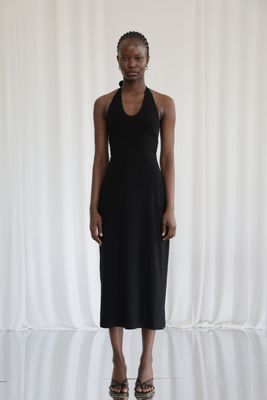 Harper Two-Way Halter Midi Dress