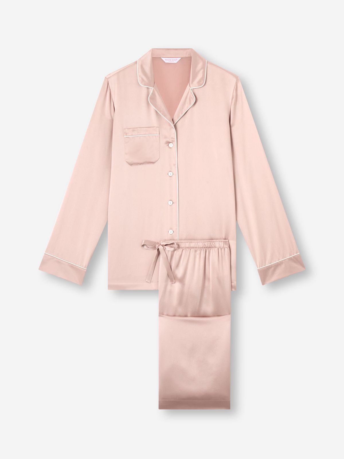 Bailey Silk Pyjamas Champagne Pink