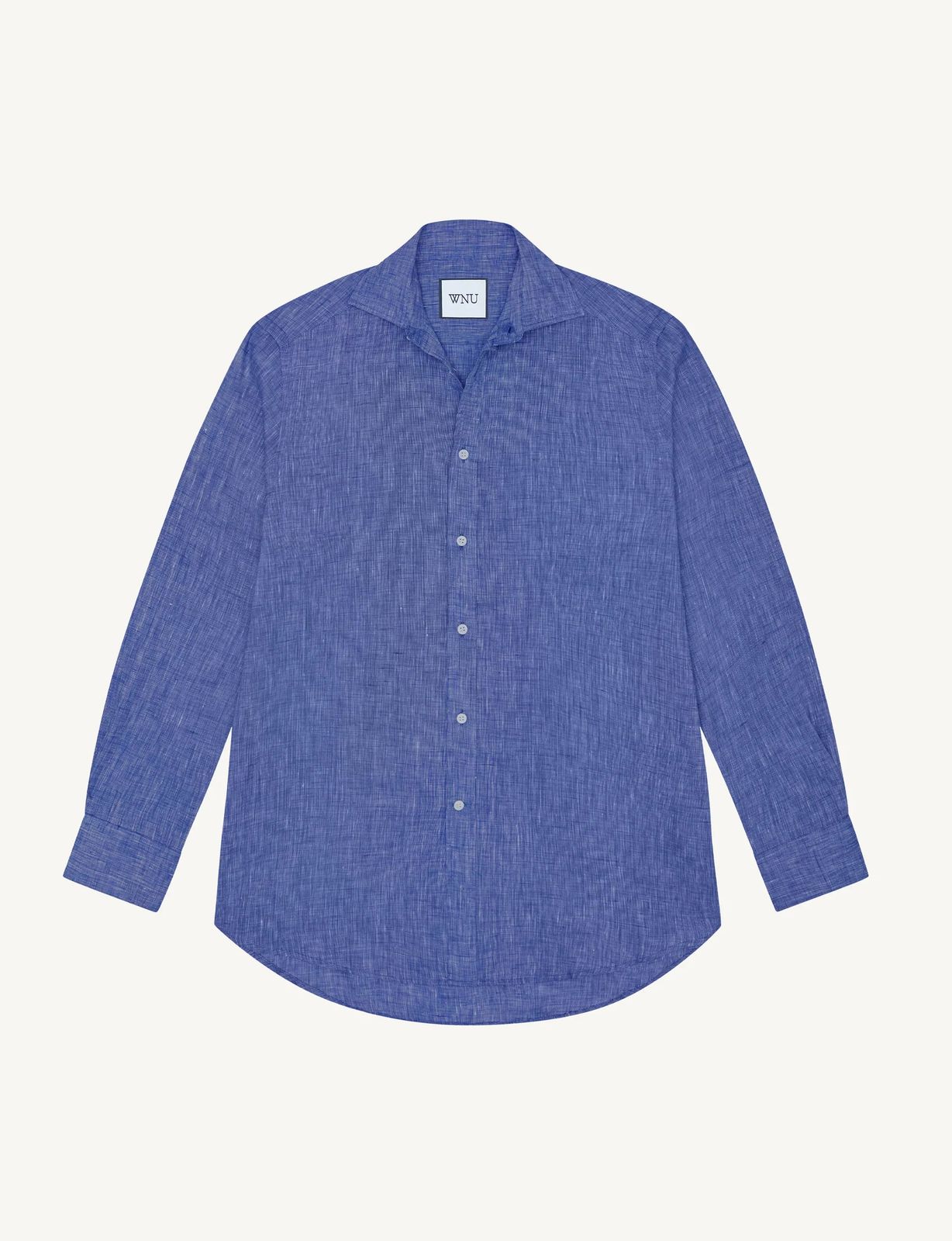 The Set: Linen Lapis Blue Shirt & Linen Navy Trouser