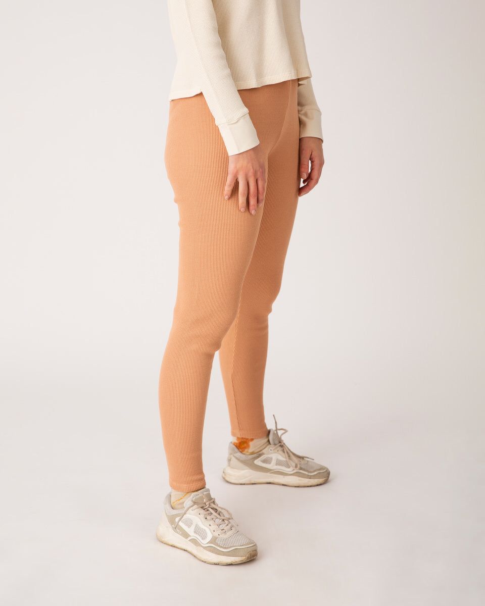 Organic Cotton Basic Pants | Terracotta