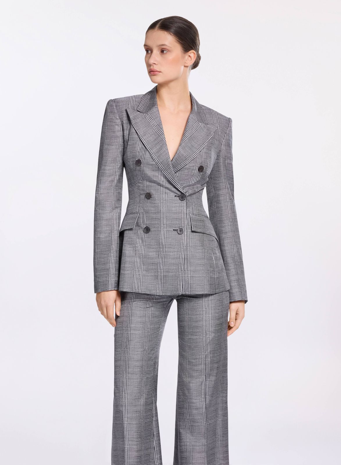 Printed Twill Blazer