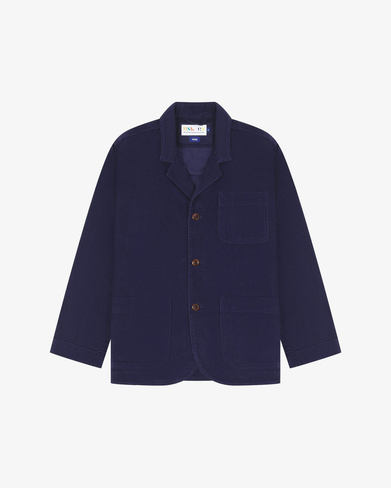 3006 Unions cord blazer - deep indigo