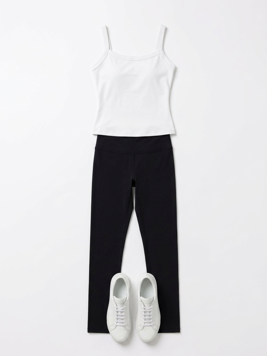 Womens Active Vest In White