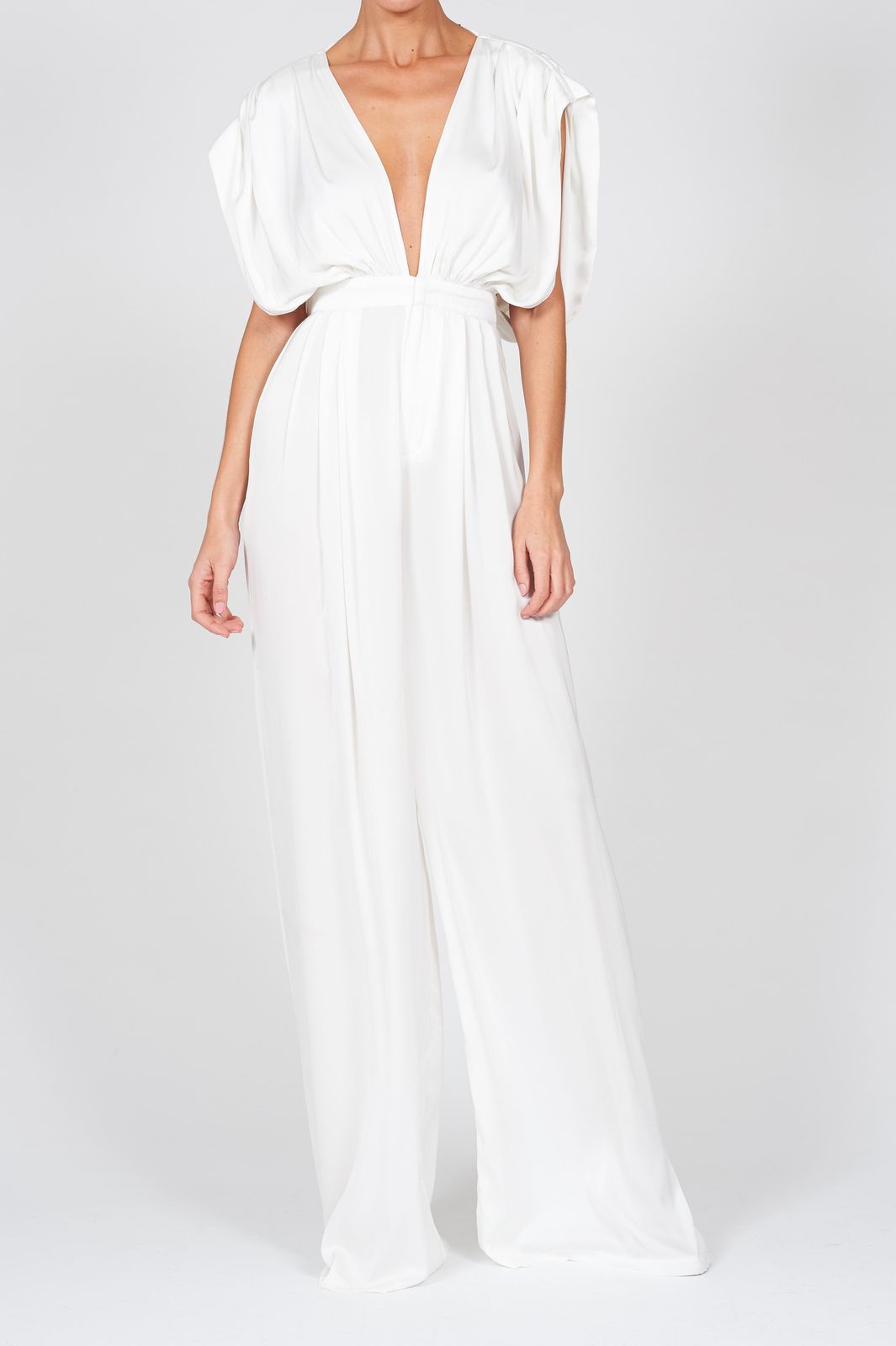 Yasmin Jumpsuit in Custom Satin