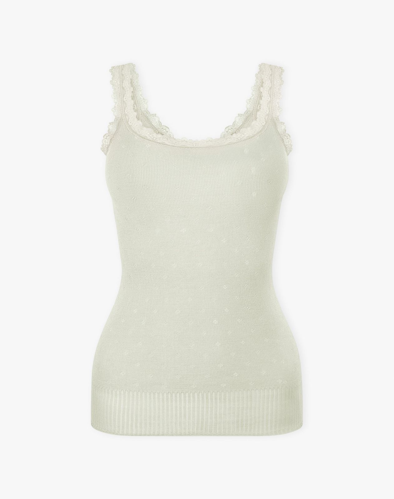 Lace Trim Scoop Camisole