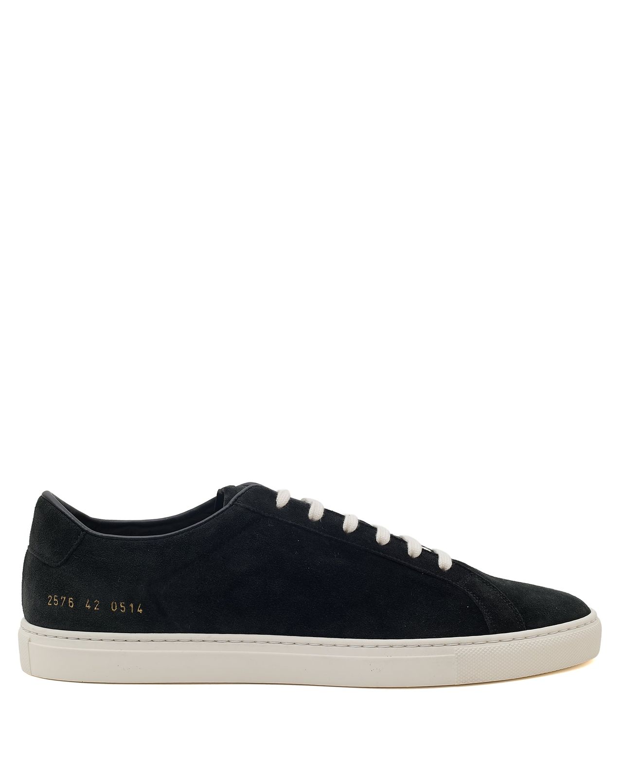 Achilles Slim Premium in Off Black Suede 2576 0514