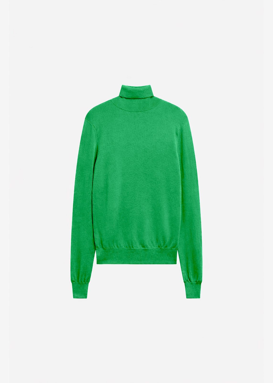 Eve Thin Turtleneck Sweater - Green