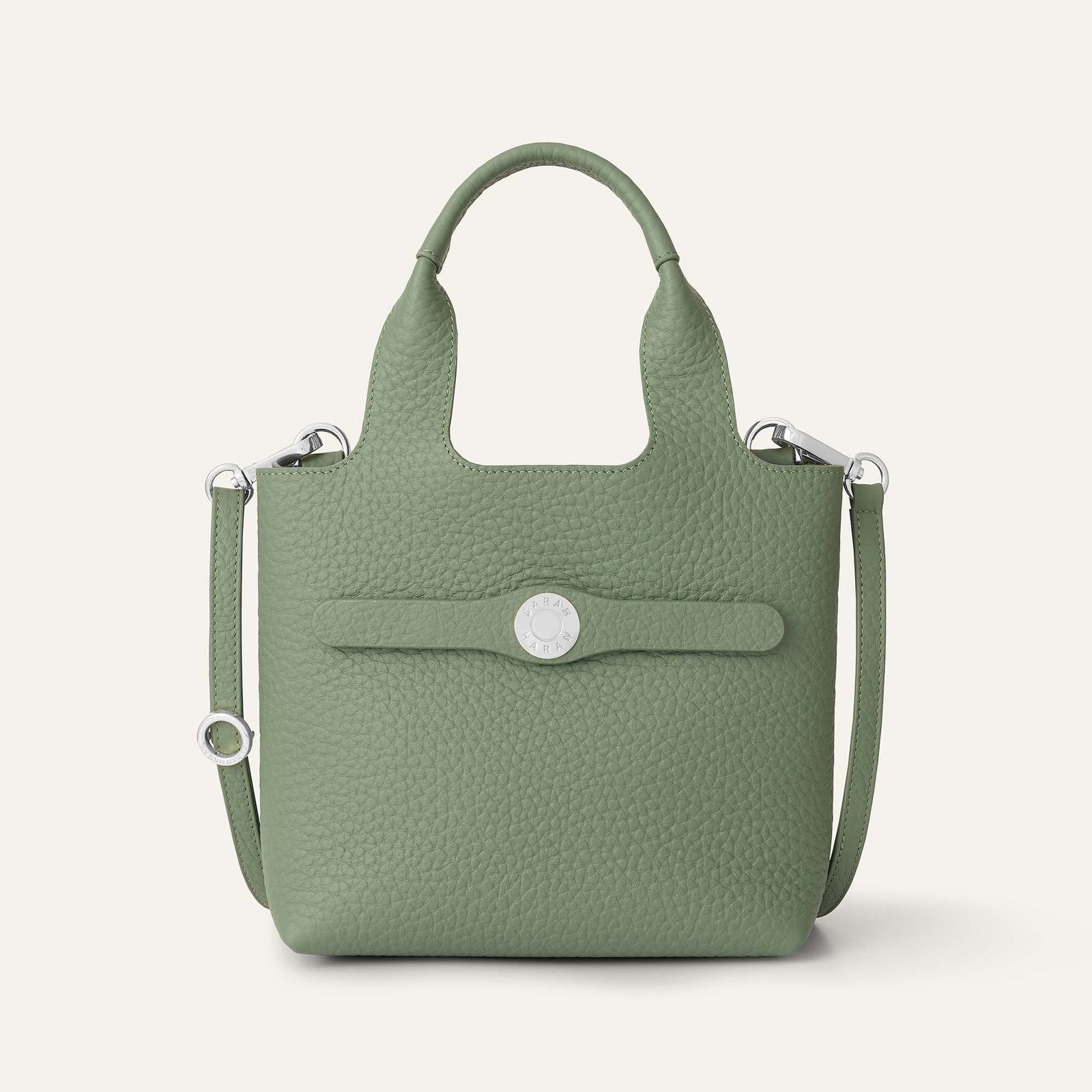 Tansy Mini | Bamboo with Silver hardware