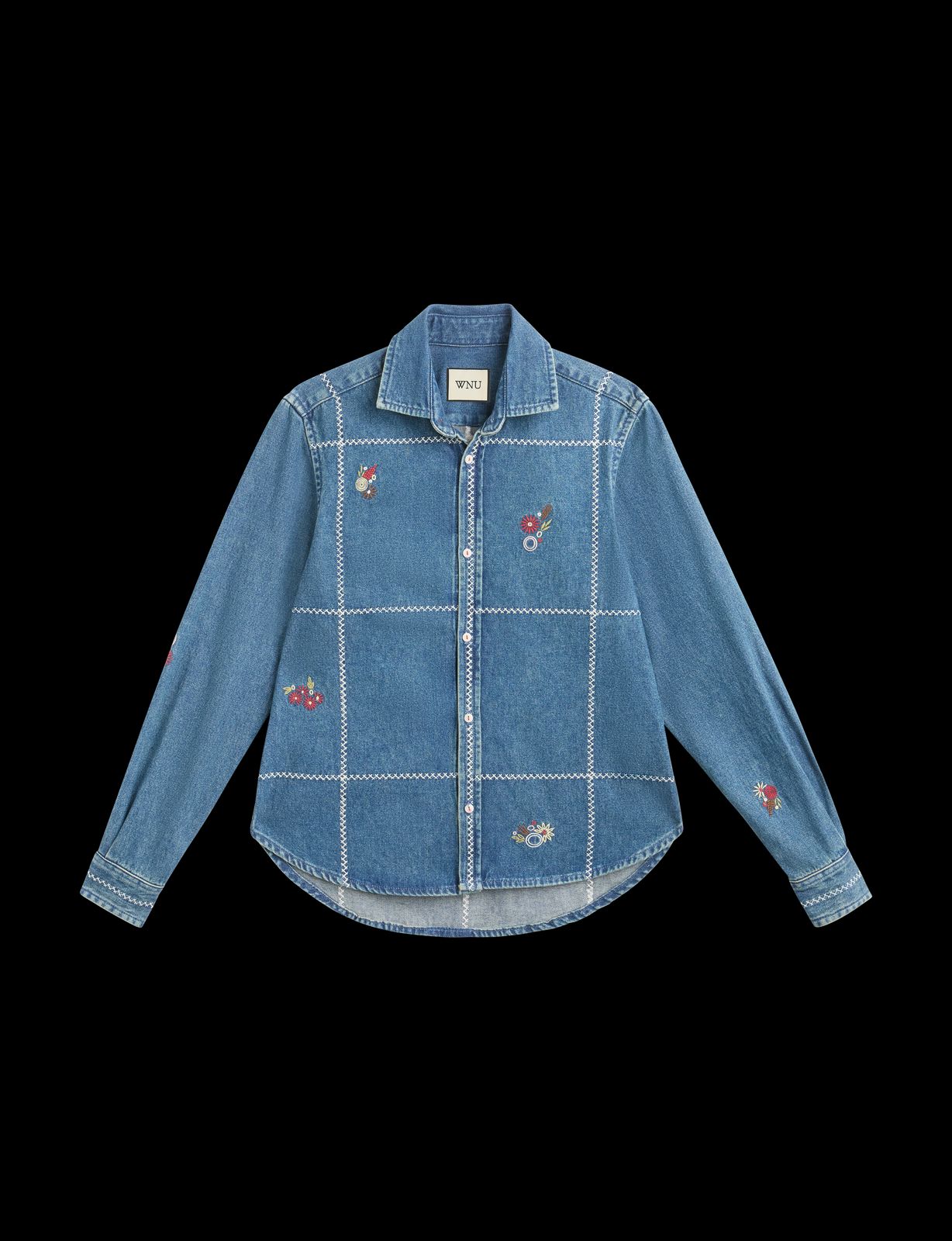 The Classic: Denim, Embroidered