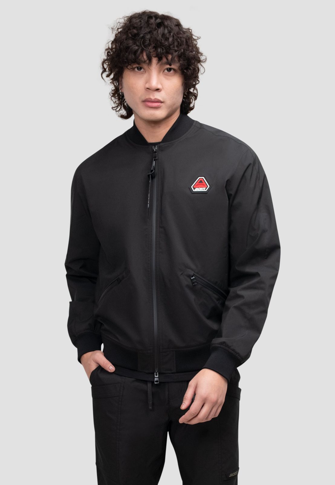 Oberon Tech Bomber Jacket Black