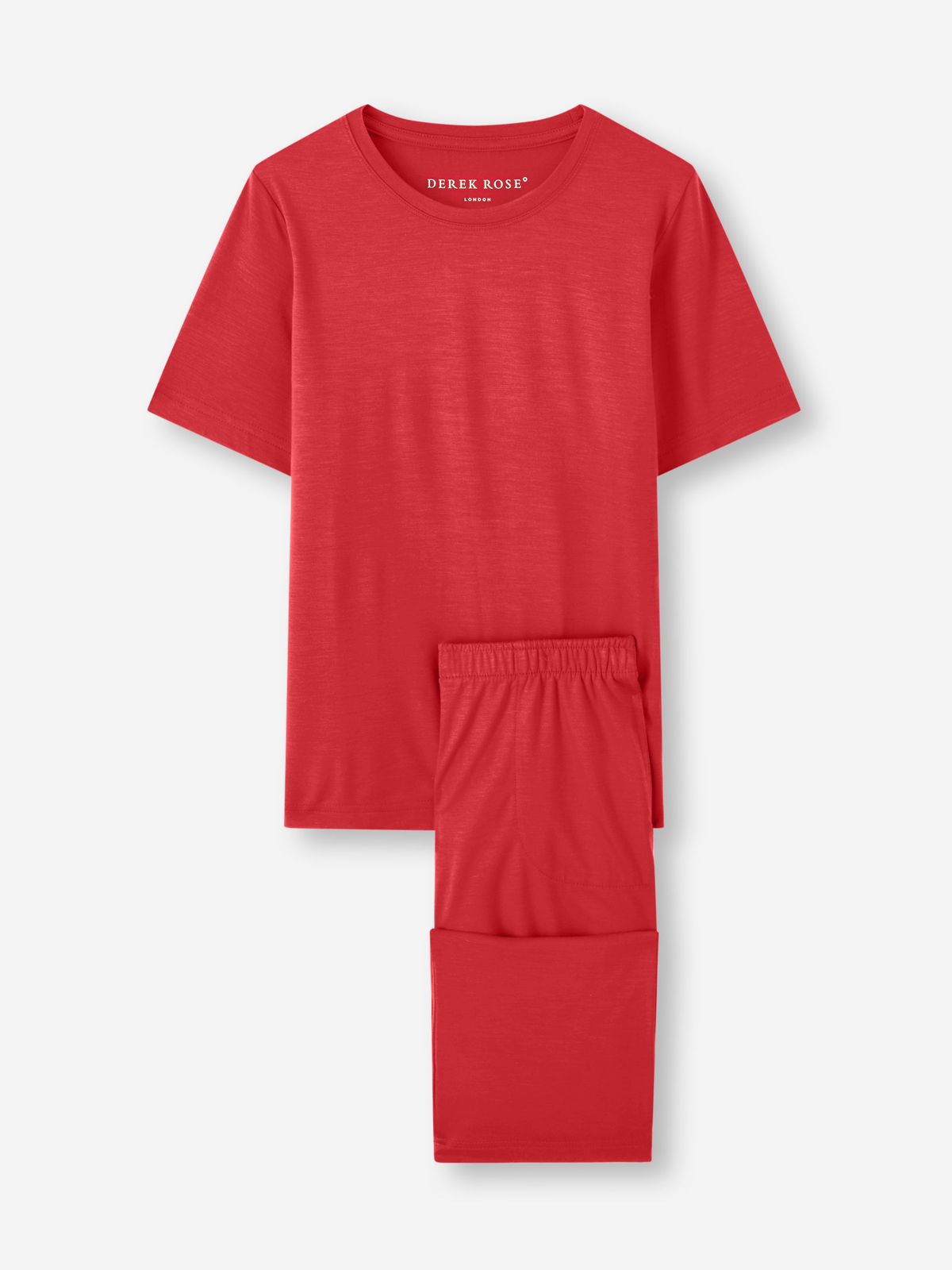 Lara Micro Modal Lounge Set Cherry Red