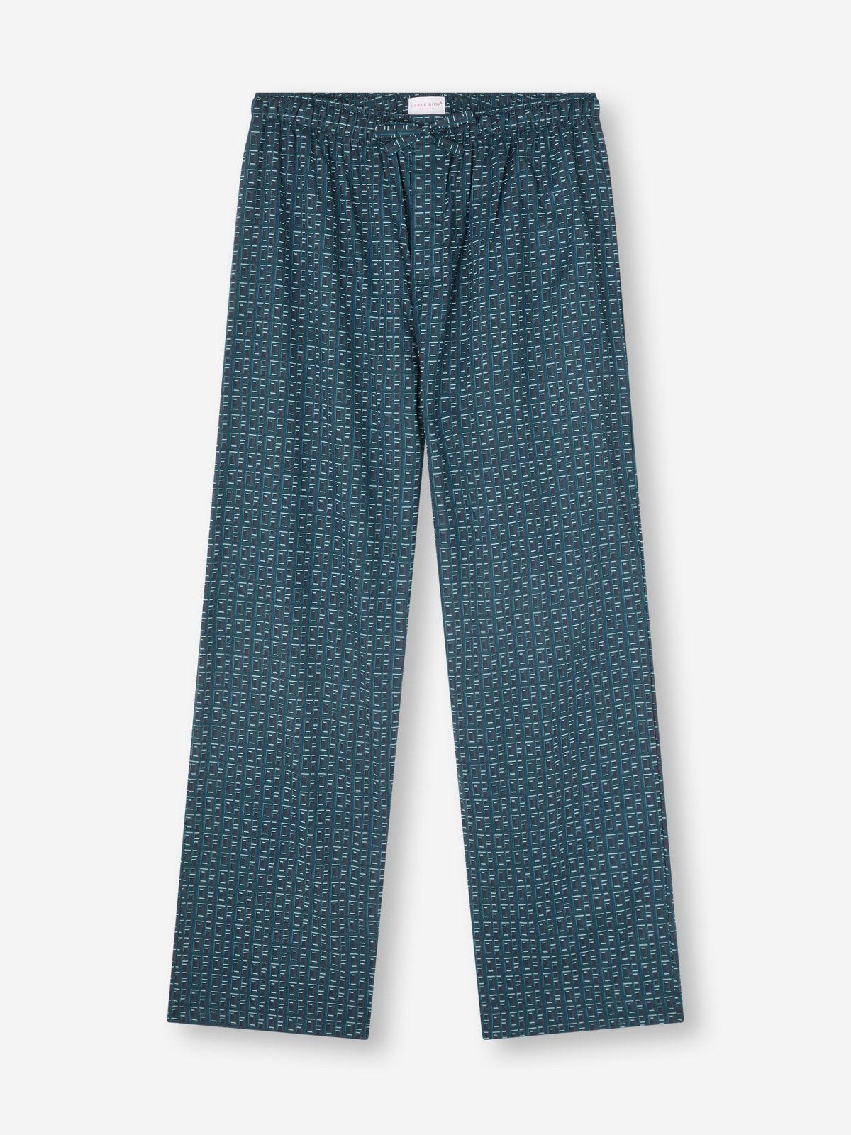 Ledbury Cotton Batiste Lounge Trousers Blue Dr Monogram