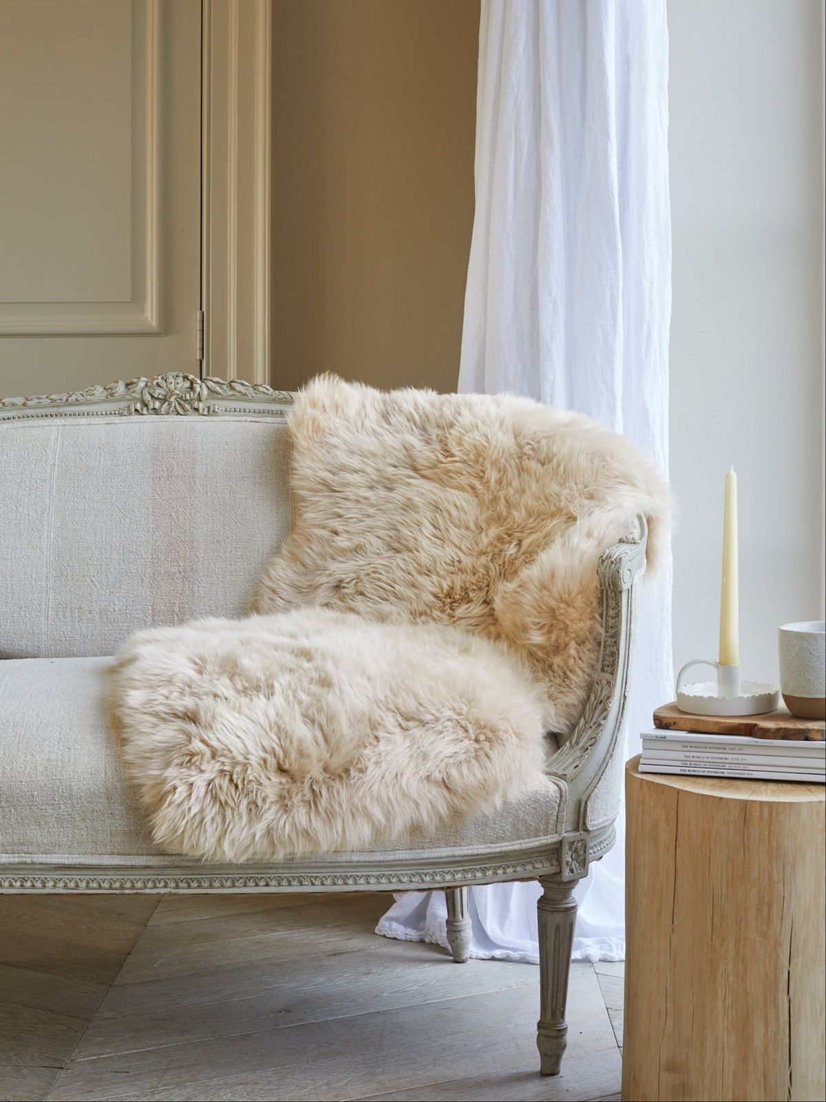 Sheepskin Rug - Champagne