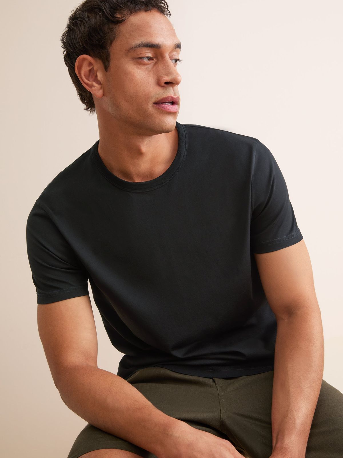 Barny Cotton T-Shirt Black