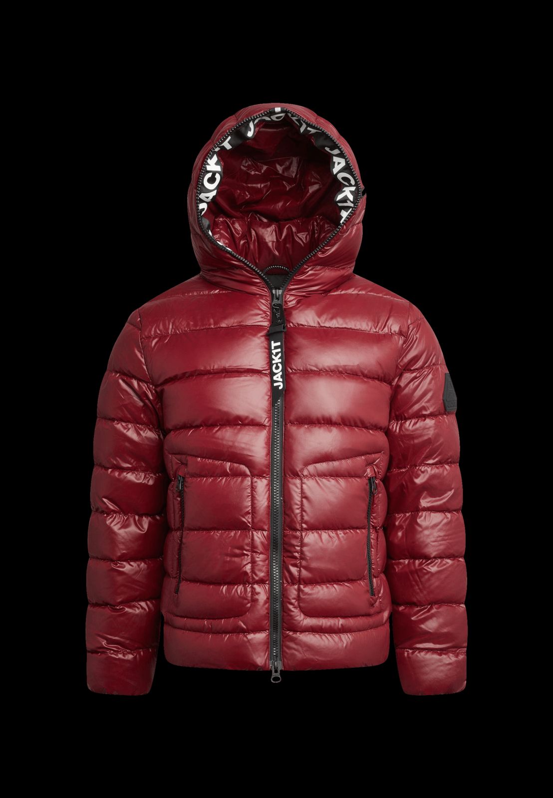 R4d Tramline Puffer Racer Jacket Lux Red
