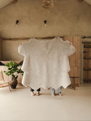 Sexto Shearling Rug - Moonlight