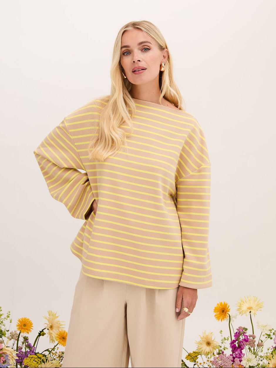 Eleanor Long Sleeve Striped Top