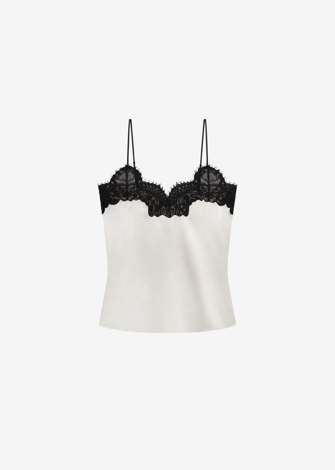 Co Lace Silk Camisole - Ivory