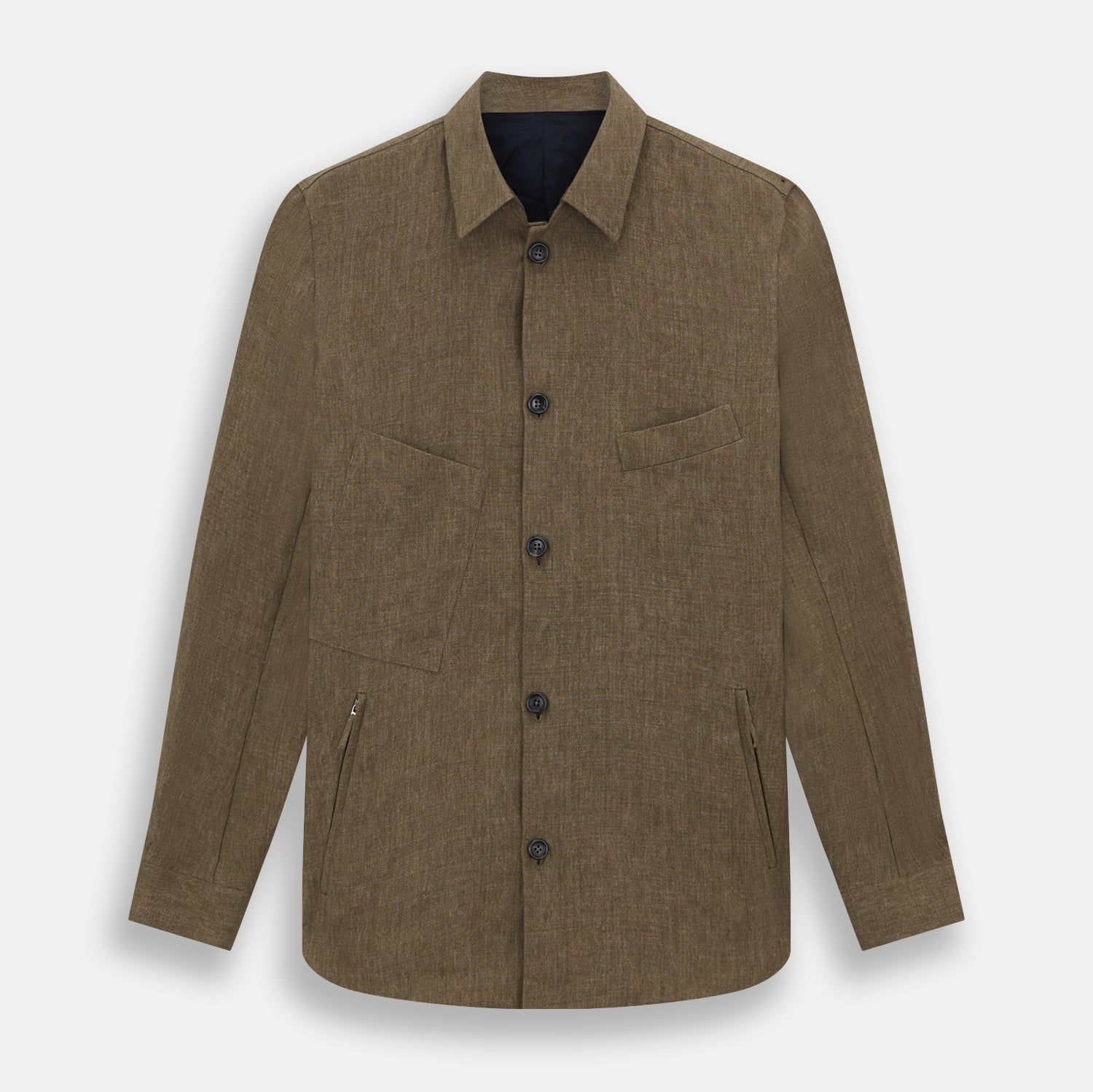 Pine Cone Linen Holland Shacket