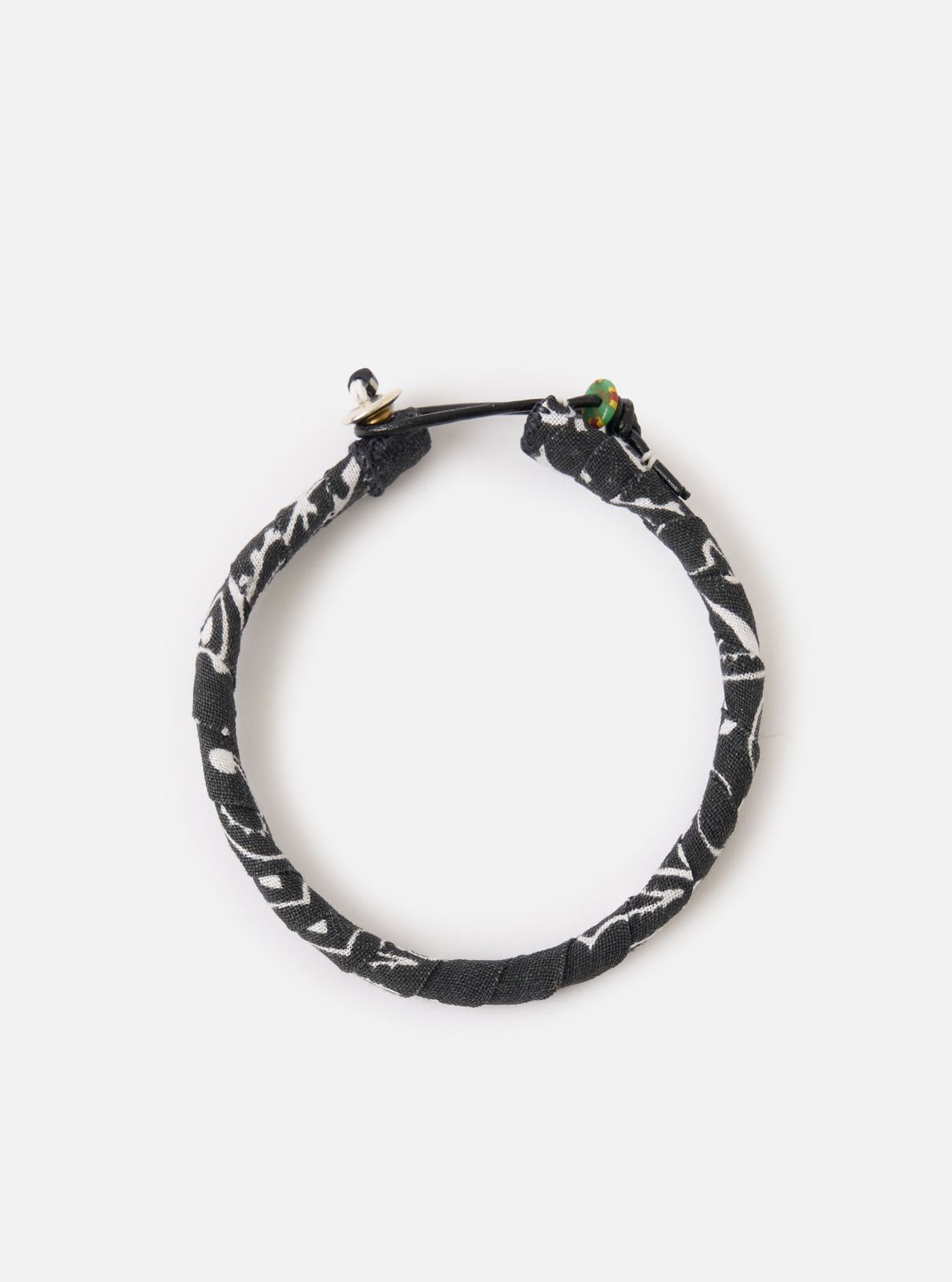 Mikia Black Bandana Bracelet