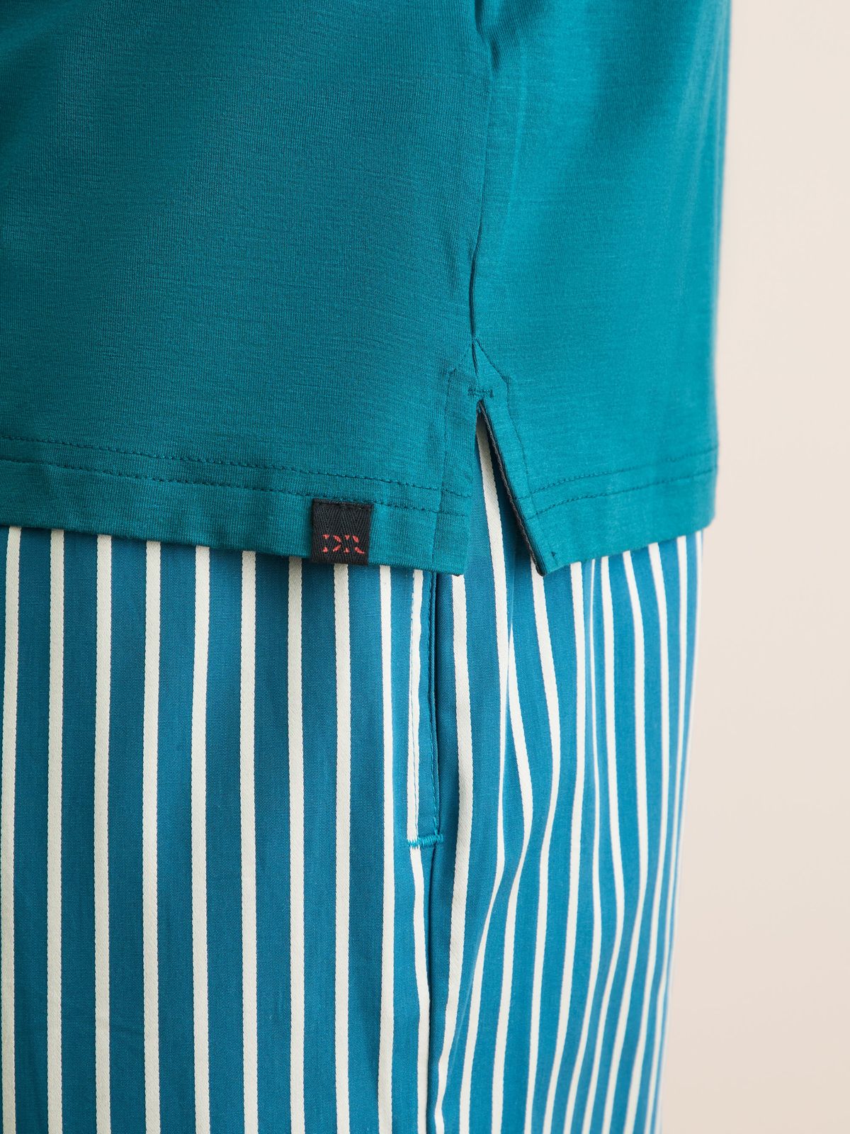 Basel Micro Modal Long Sleeve T-shirt Teal