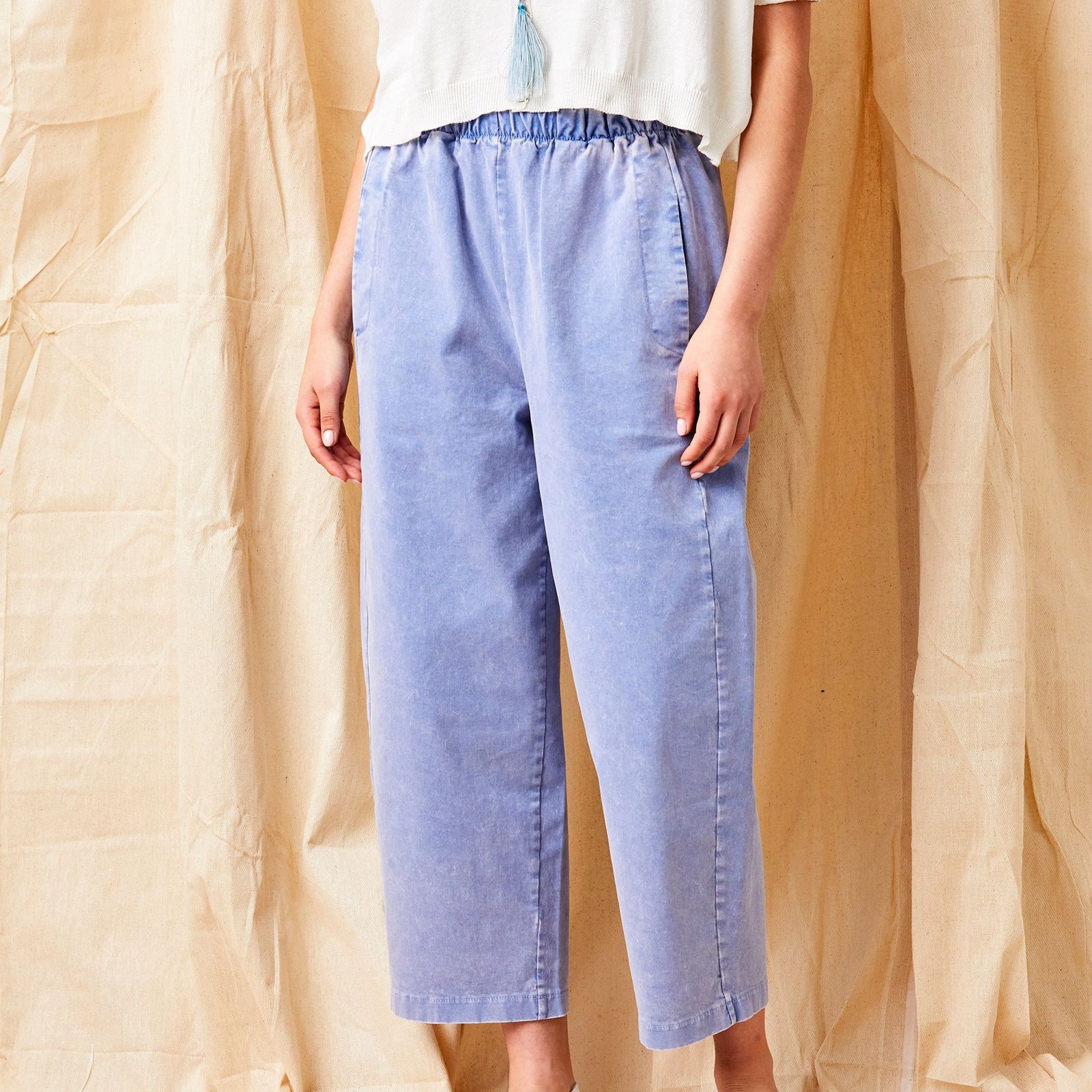 Orly Heavy Cotton Vintage Wash Baggy Pants