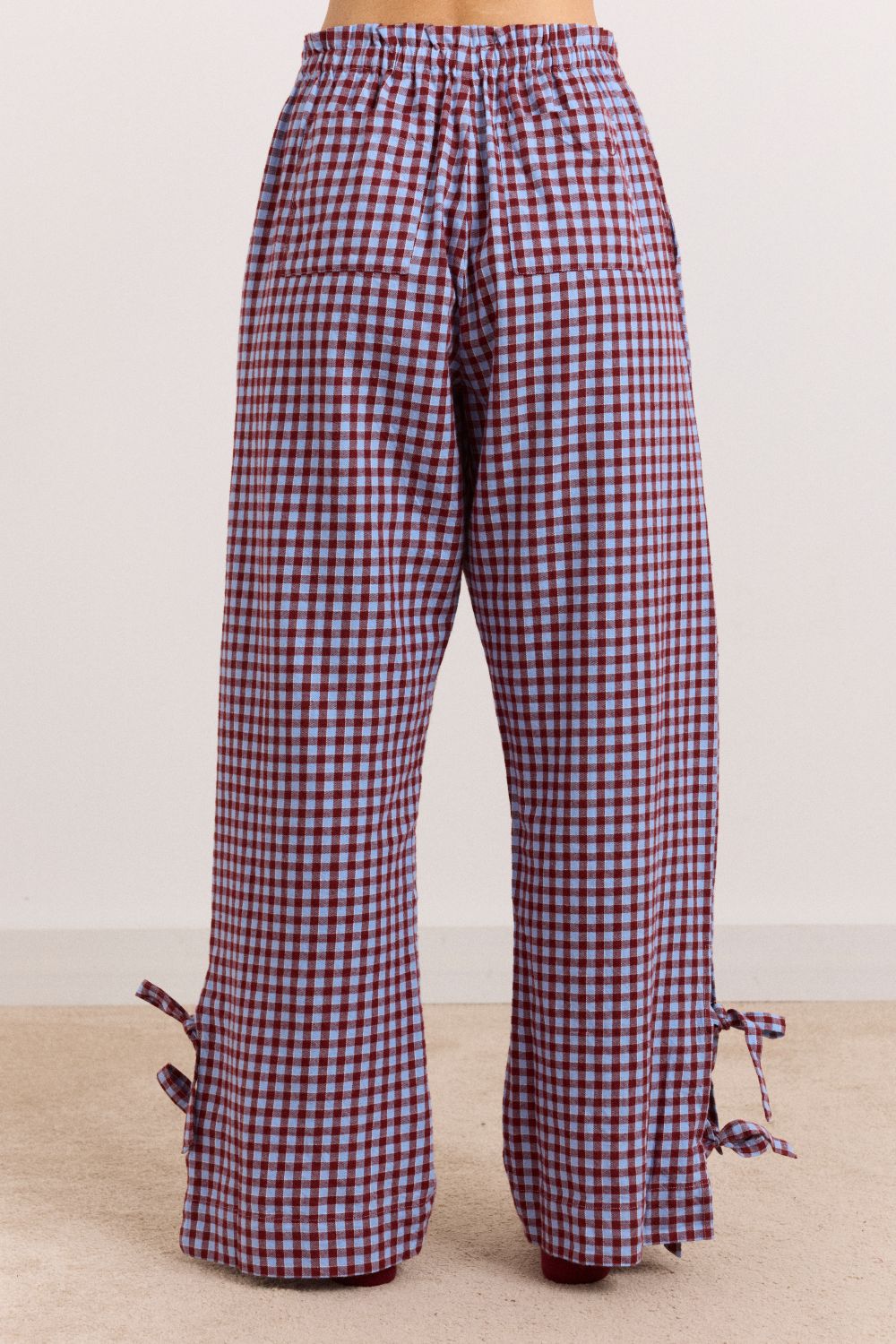 Floki Flannel Pyjama Set - Red & Blue Gingham