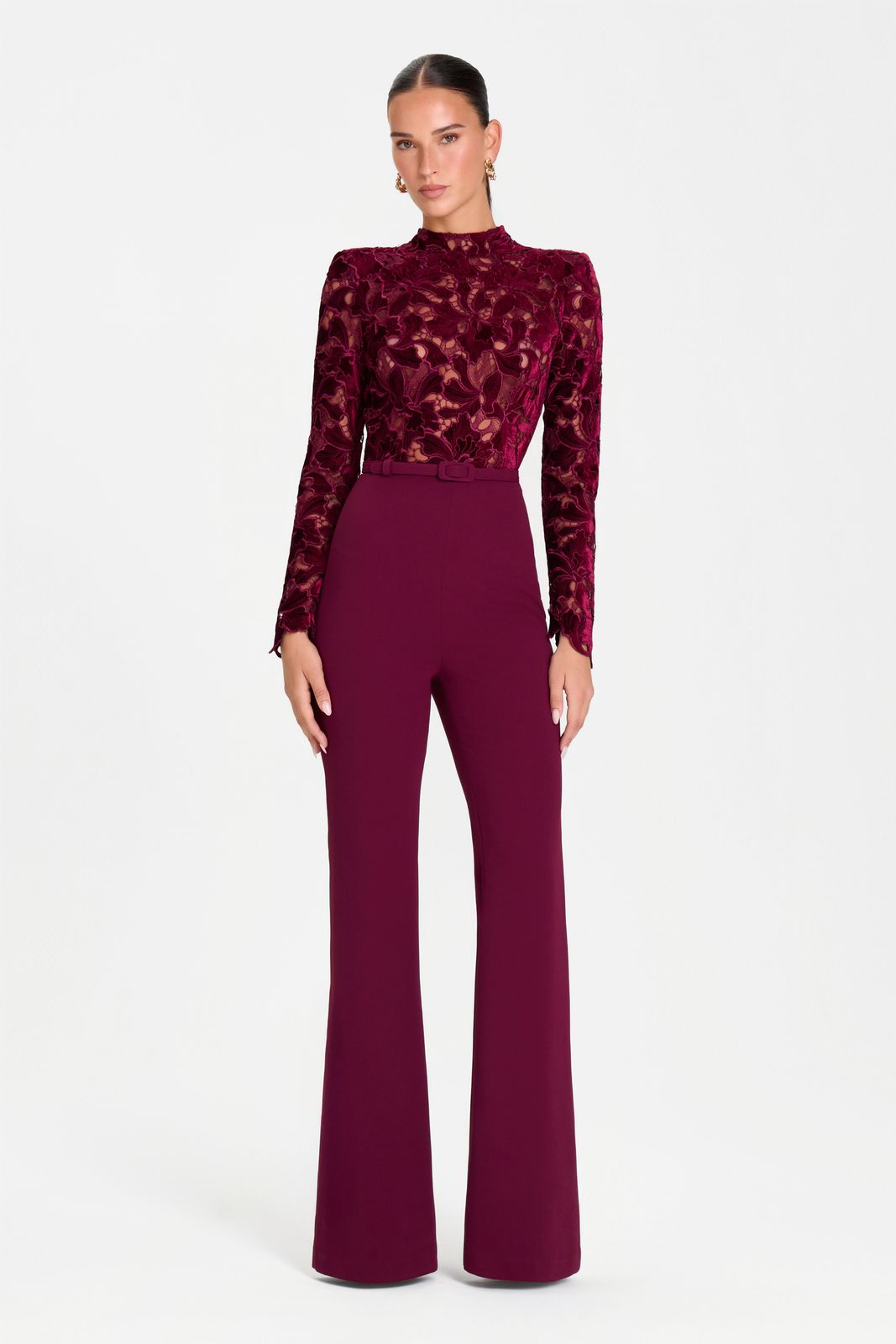 Eleanor Burgundy Jumpsuit