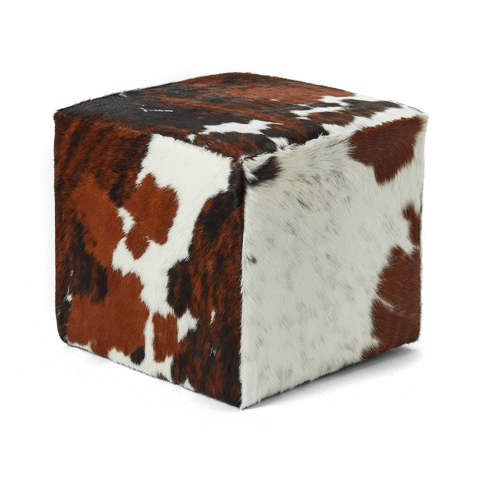 Handmade Cowhide Pouffe