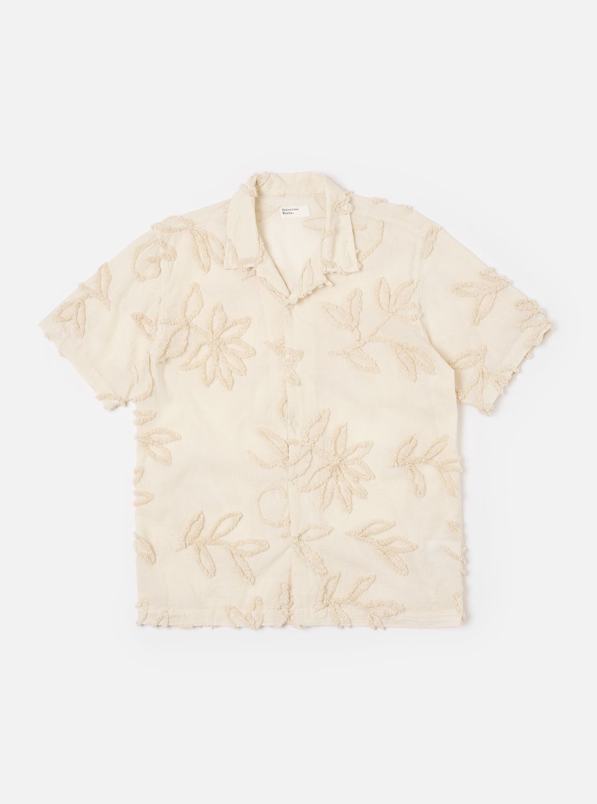 Ecru 3D Flower Road Shirt