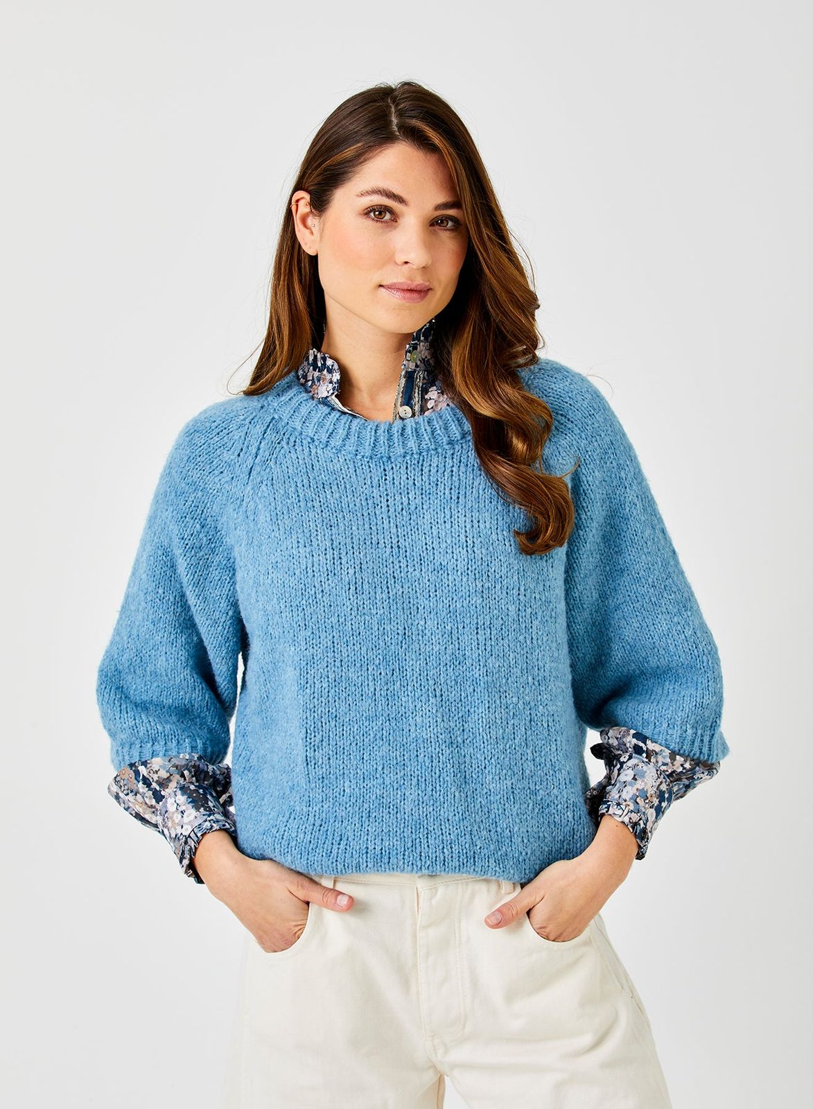 Fawn Kimono Sleeve Soft Knit Sweater