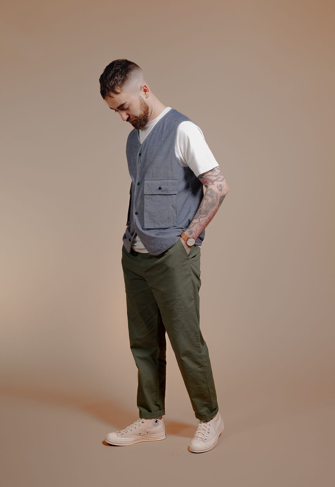 Archive Chambray S/S Gilet
