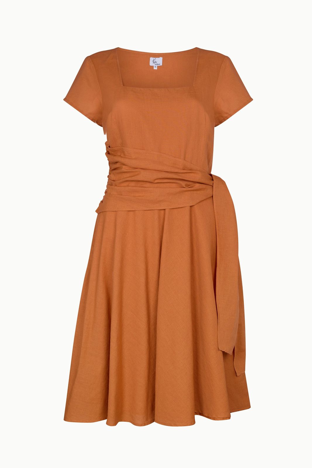 The Kōr Tied Dress in Linen & Cotton