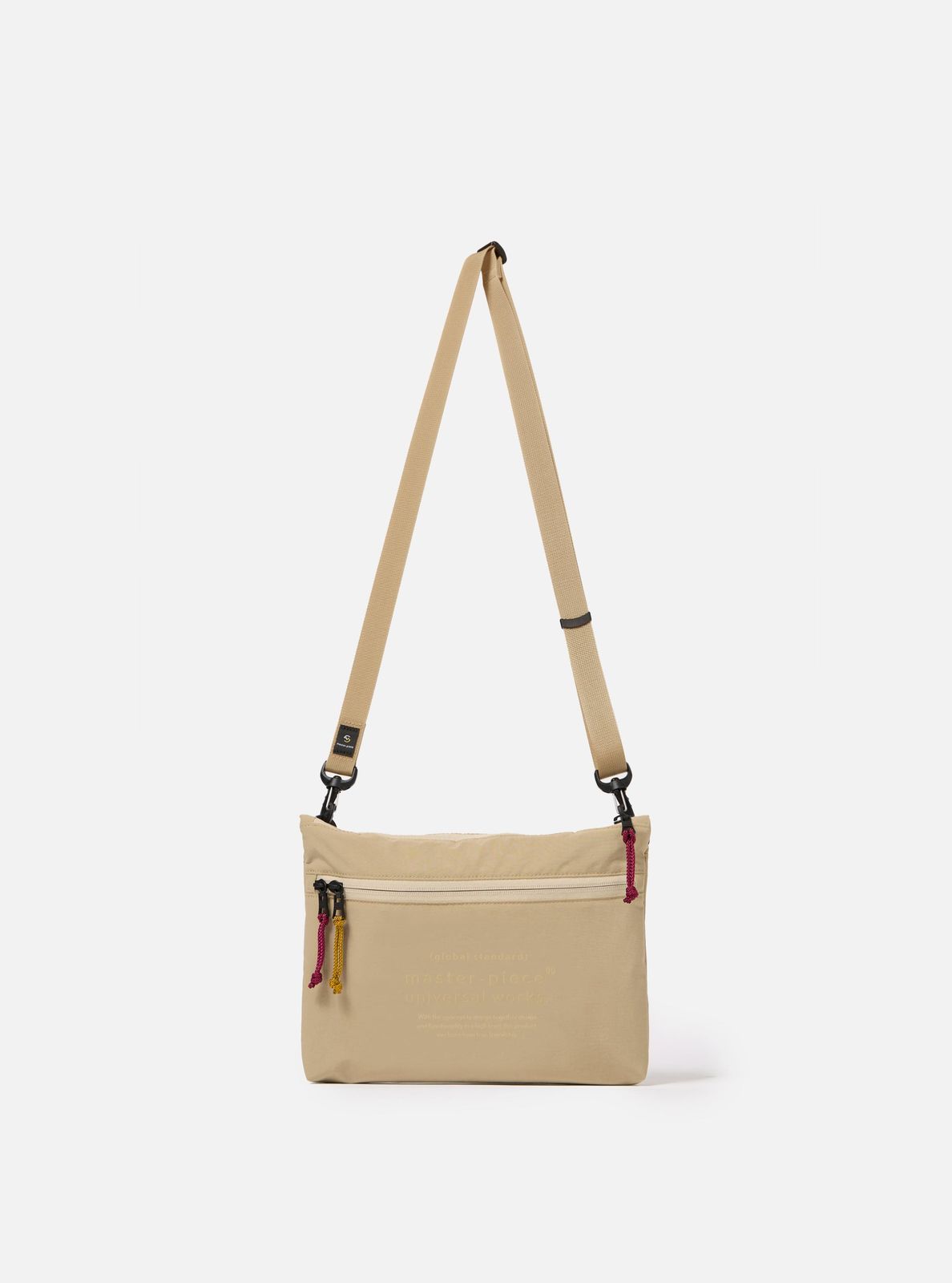 master-piece x Universal Works Beige Canvas Sacoche