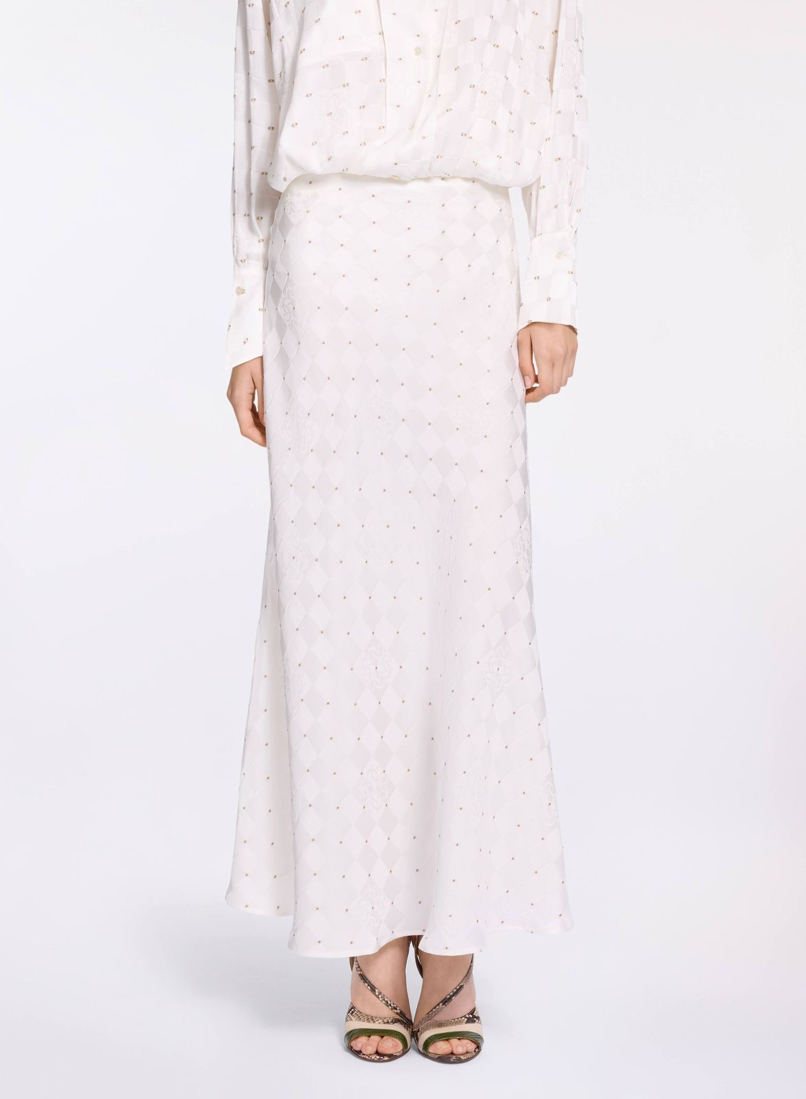 Monogram Jacquard Skirt