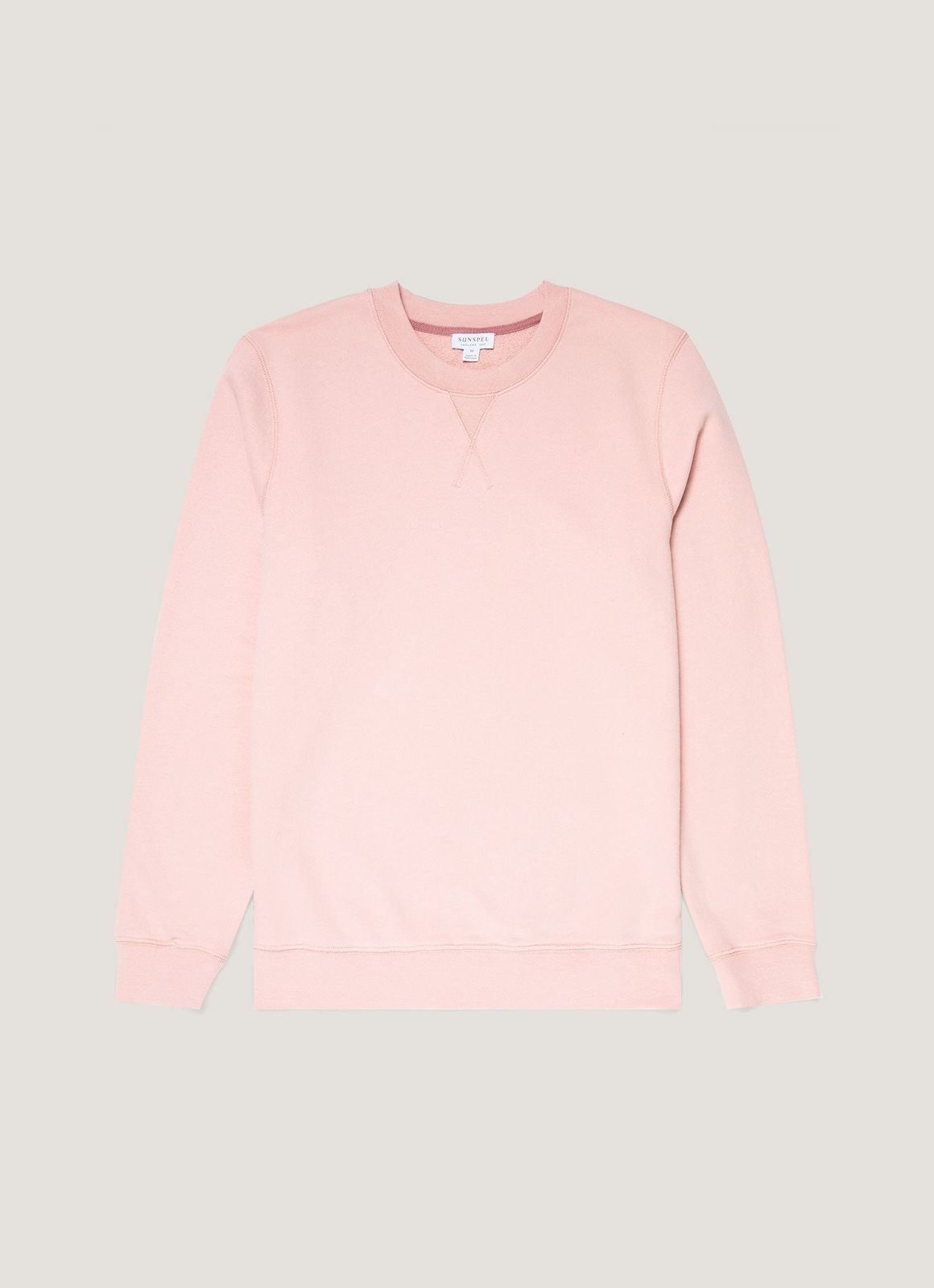 Men's Loopback Sweatshirt in Shell Pink