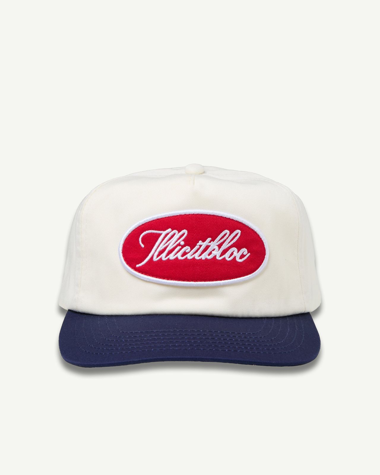 WORKER TWO TONE CAP - CREAM/NAVY