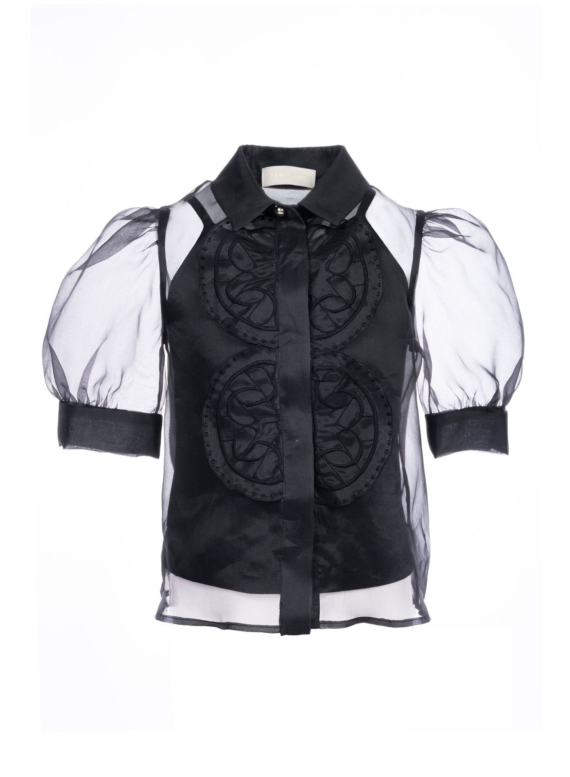 Trimmed Silk-organza Shirt
