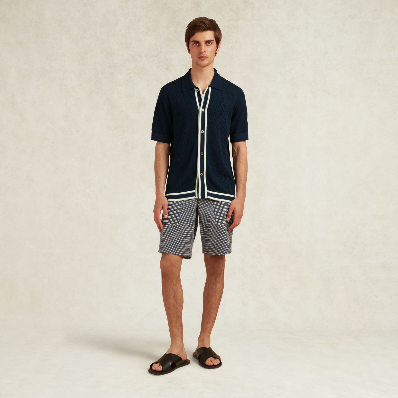 MAXI COTTON CARPENTER SHORT - NAVY