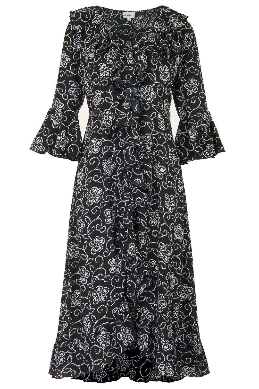 Felicity Midi Dress In Monochrome