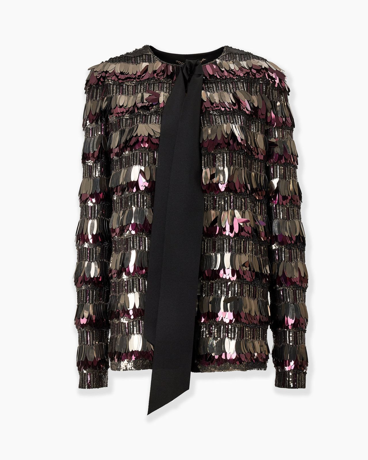 Sequin-Embroidered Jacket