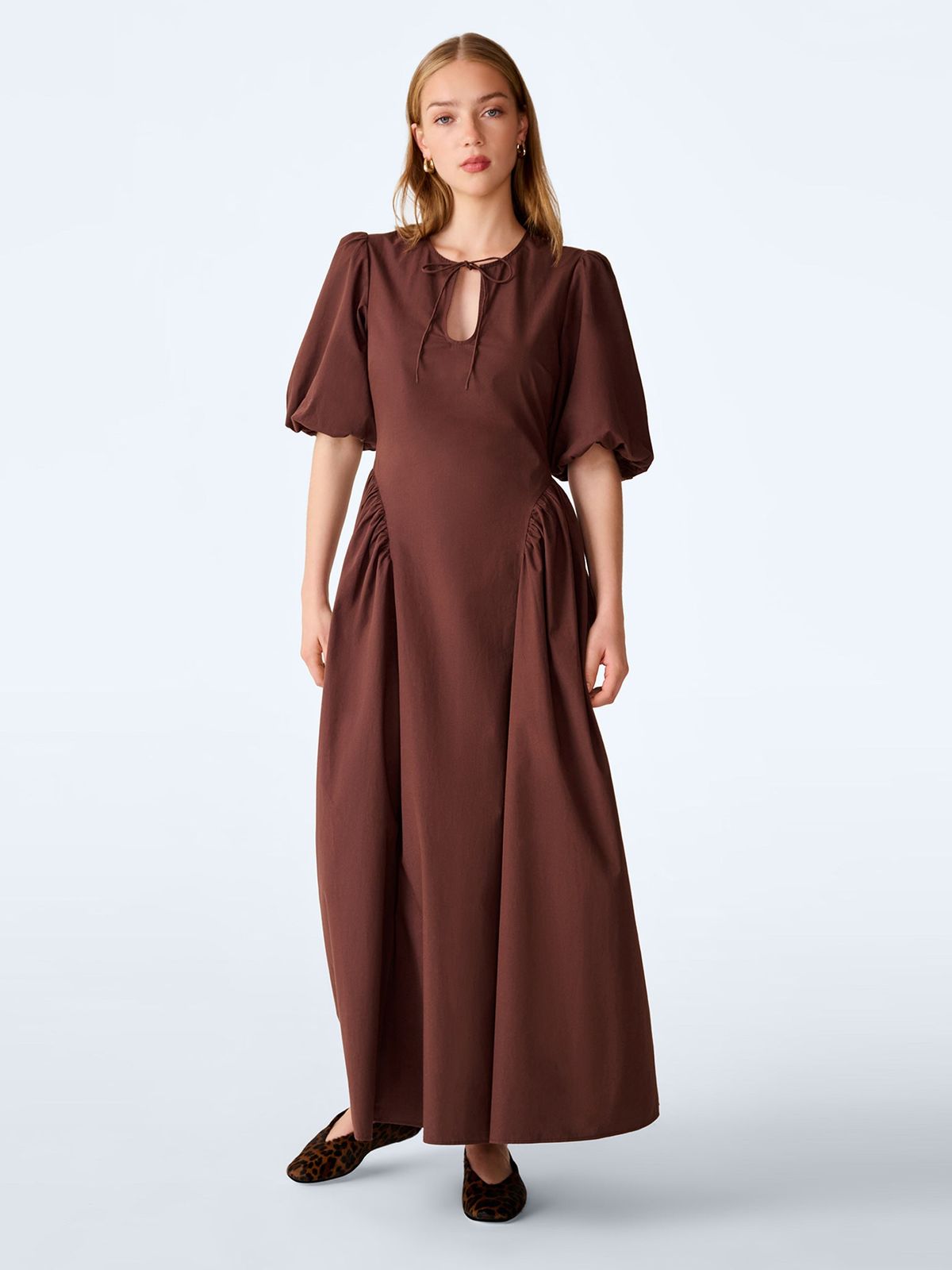 Myrtle Dress in Chocolate