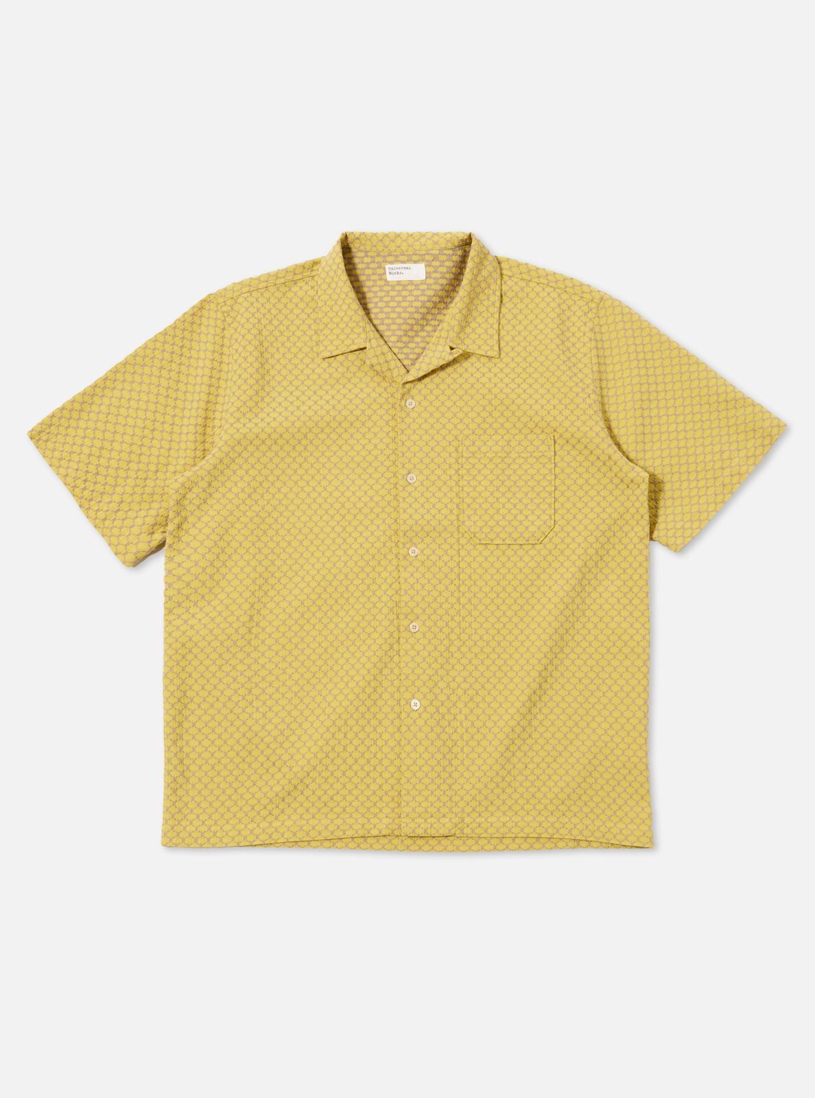 Yellow Mykonos Cotton Road Shirt