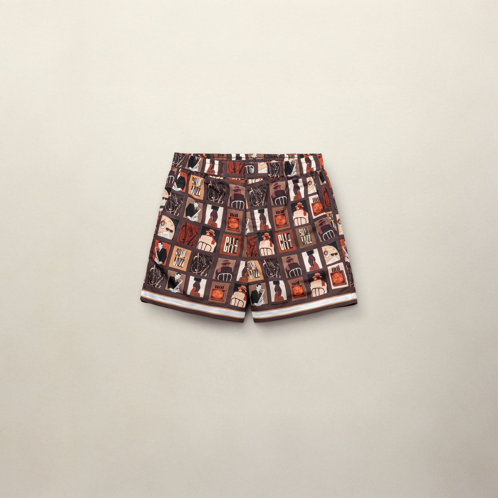 Wilson Swimshort Recycled Polyester - Chocolate Brown