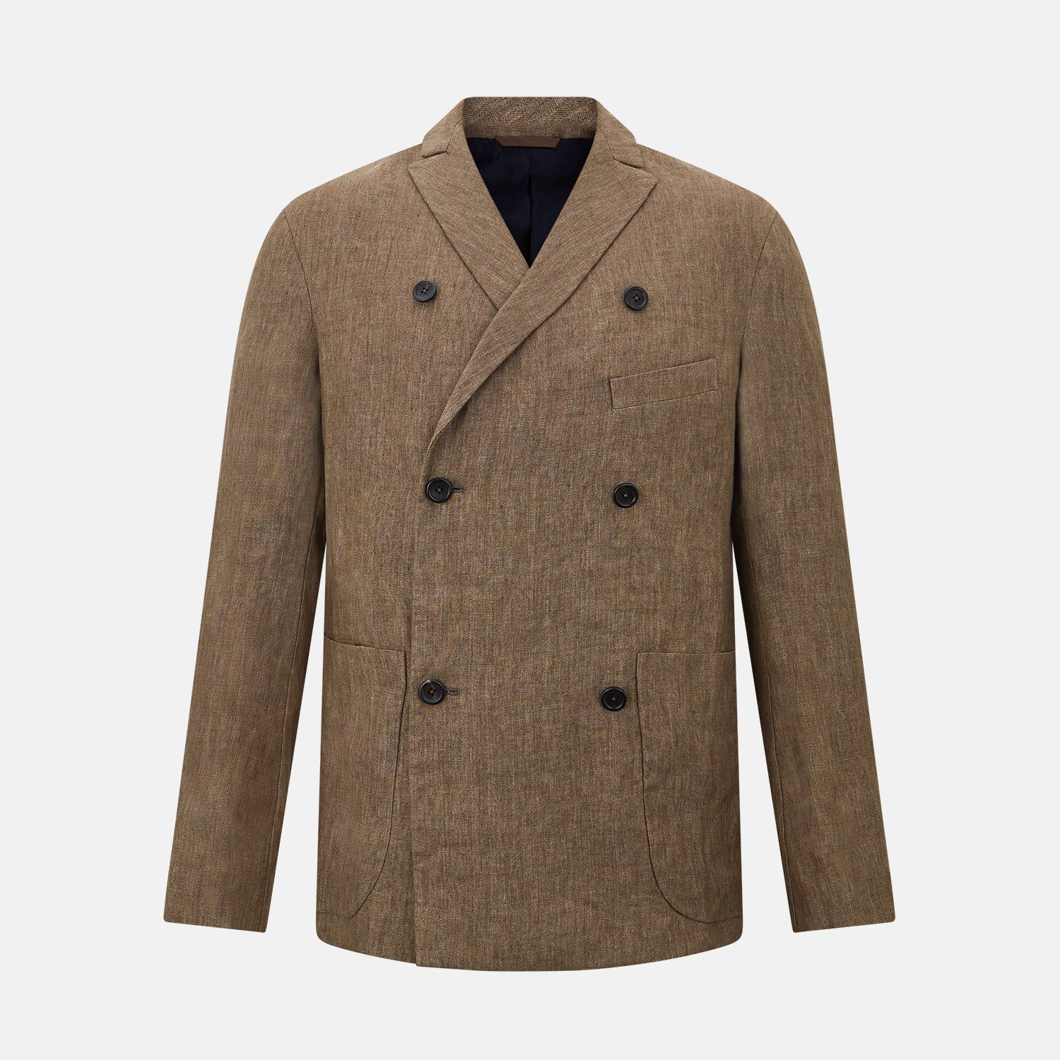 Henley Pinecone Jacket in Linen