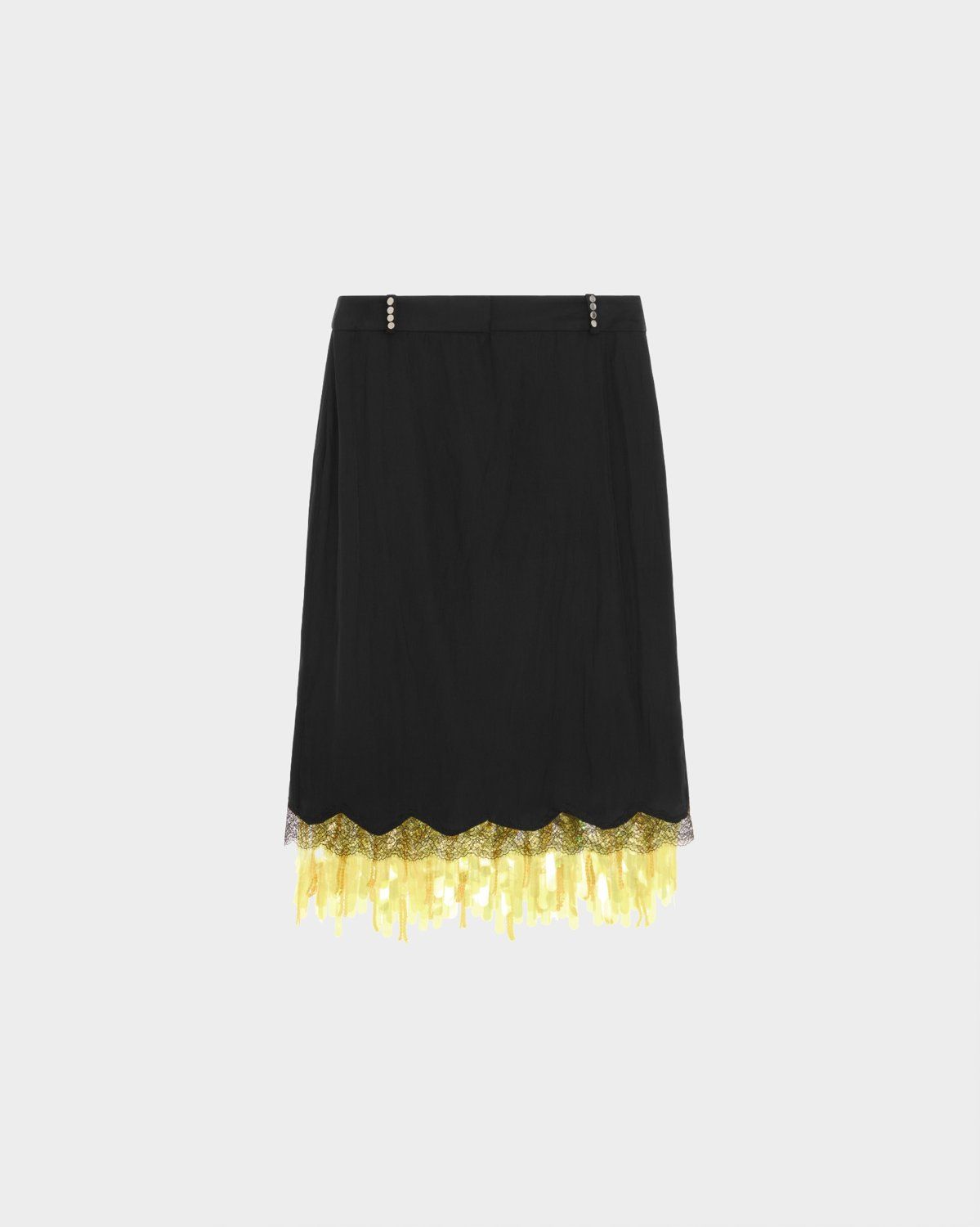 Vea Midi Skirt in Satin