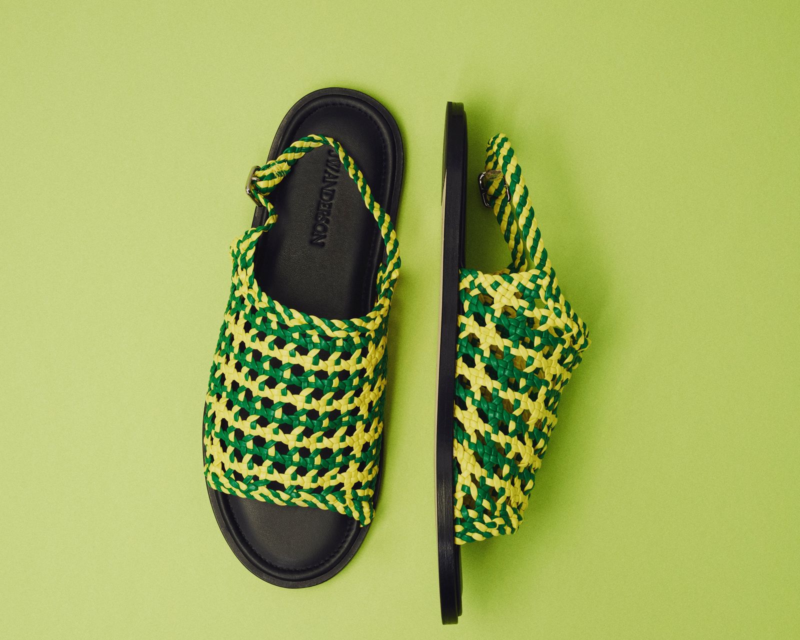 CL_WOMENS WOVEN LEATHER SANDAL